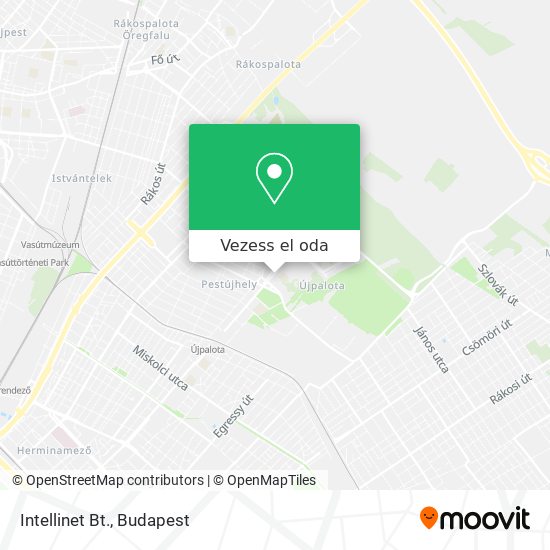 Intellinet Bt. térkép