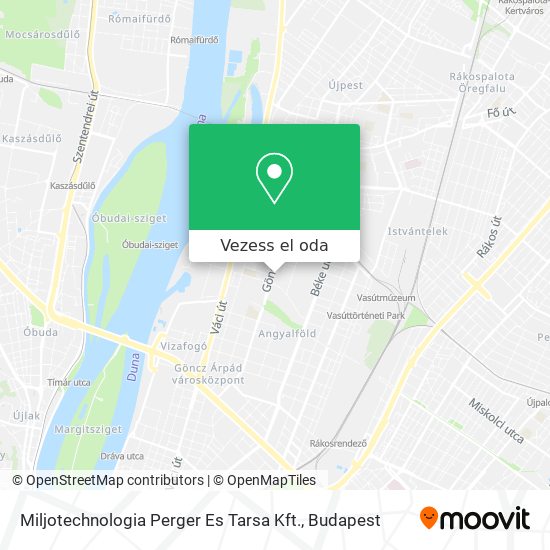 Miljotechnologia Perger Es Tarsa Kft. térkép