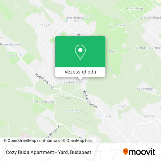 Cozy Buda Apartment - Yard térkép
