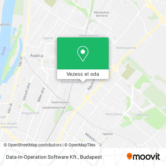 Data-In-Operation Software Kft. térkép