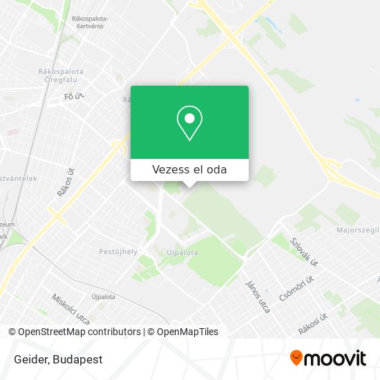 Geider térkép