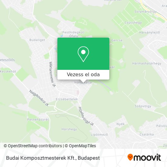 Budai Komposztmesterek Kft. térkép