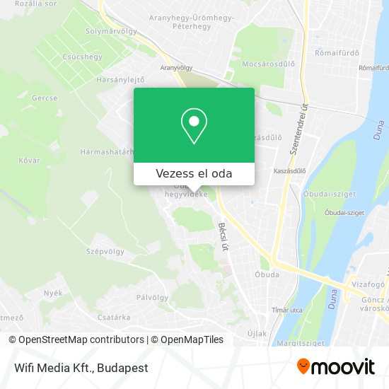 Wifi Media Kft. térkép
