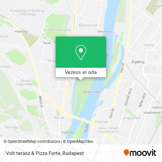 Volt terasz & Pizza Forte térkép