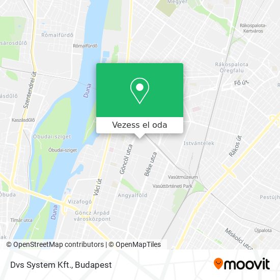 Dvs System Kft. térkép