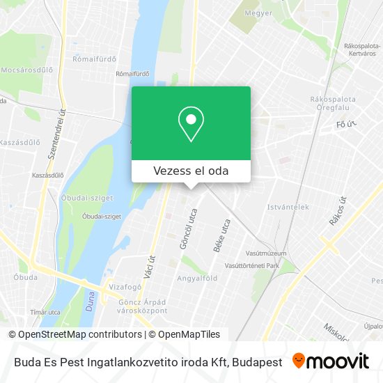 Buda Es Pest Ingatlankozvetito iroda Kft térkép