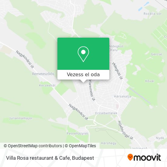 Villa Rosa restaurant & Cafe térkép