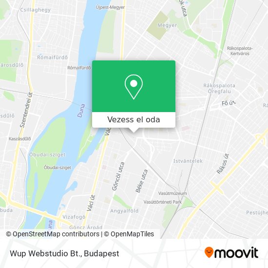Wup Webstudio Bt. térkép