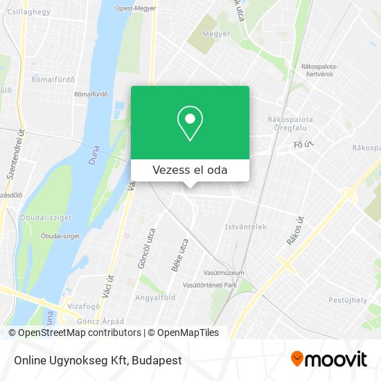 Online Ugynokseg Kft térkép