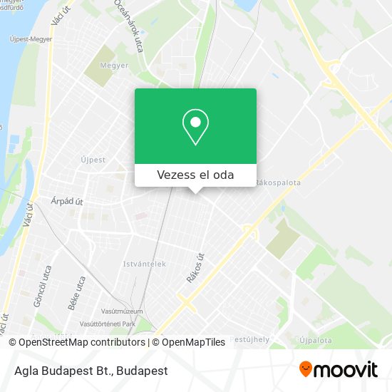 Agla Budapest Bt. térkép