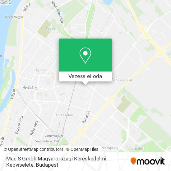 Mac S Gmbh Magyarorszagi Kereskedelmi Kepviselete térkép
