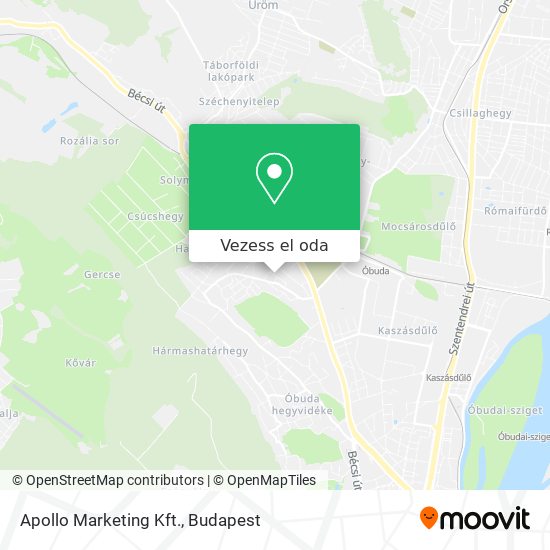 Apollo Marketing Kft. térkép