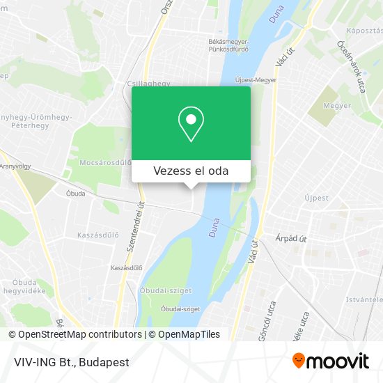 VIV-ING Bt. térkép