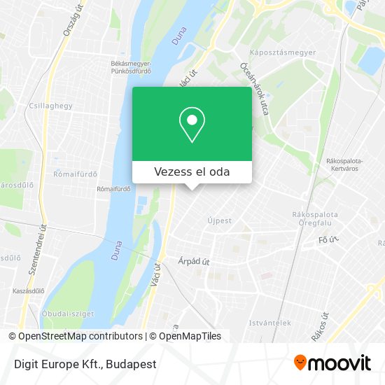 Digit Europe Kft. térkép