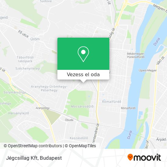 Jégcsillag Kft térkép