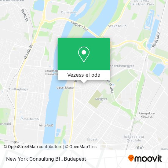 New York Consulting Bt. térkép