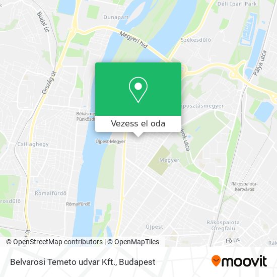 Belvarosi Temeto udvar Kft. térkép