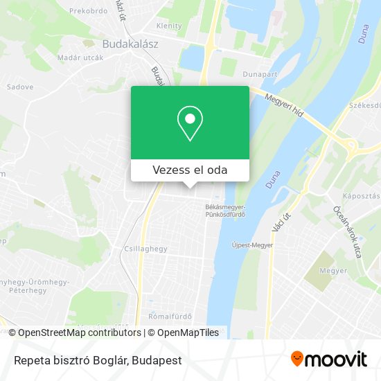 Repeta bisztró Boglár térkép