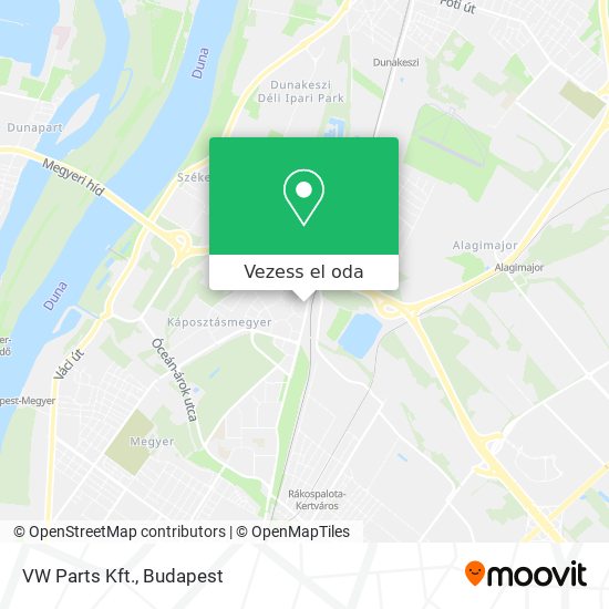 VW Parts Kft. térkép