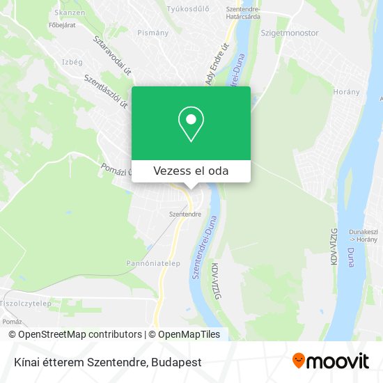Kínai étterem Szentendre térkép