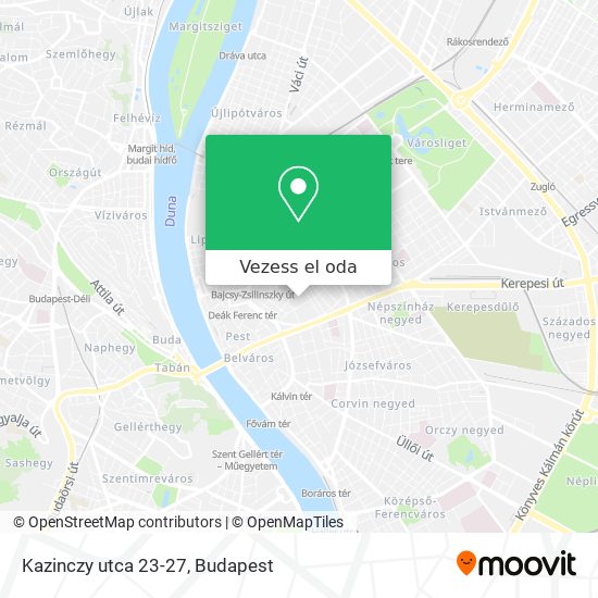 Kazinczy utca 23-27 térkép