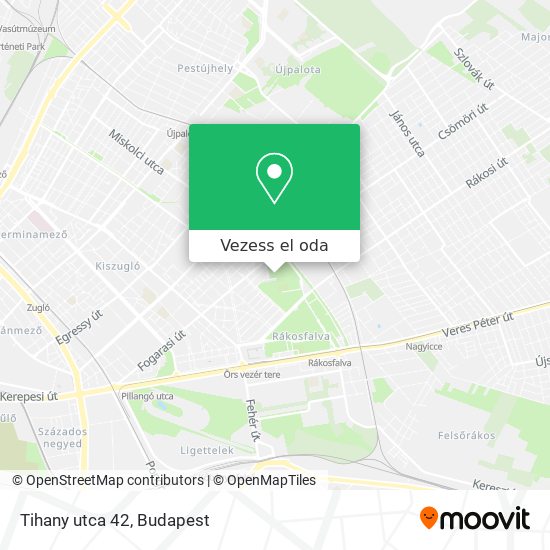 Tihany utca 42 térkép