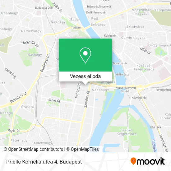 Prielle Kornélia utca 4 térkép