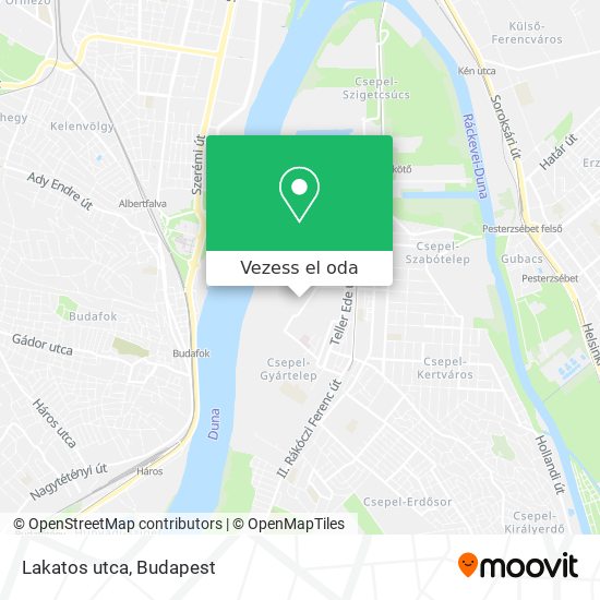 Lakatos utca térkép