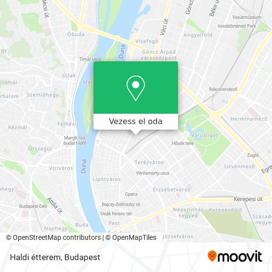 Haldi étterem térkép