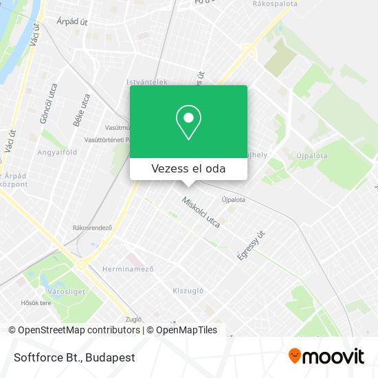 Softforce Bt. térkép