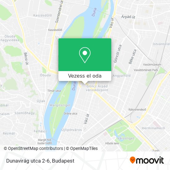 Dunavirág utca 2-6 térkép