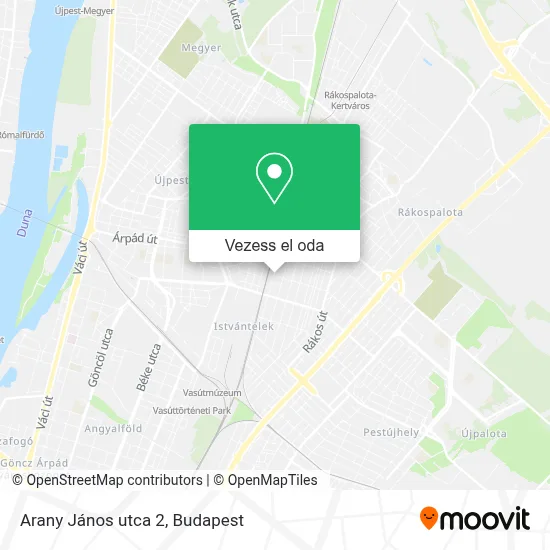 Arany János utca 2 térkép