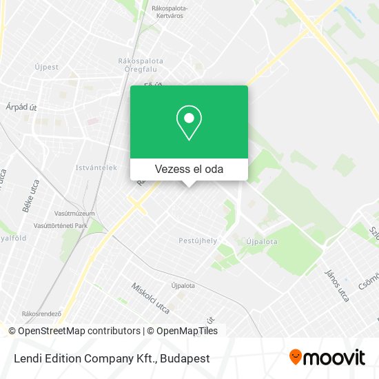 Lendi Edition Company Kft. térkép