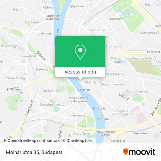 Molnár utca 35 térkép