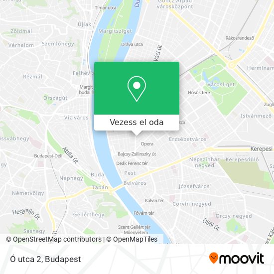 Ó utca 2 térkép