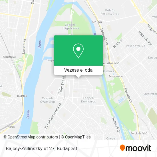 Bajcsy-Zsilinszky út 27 térkép