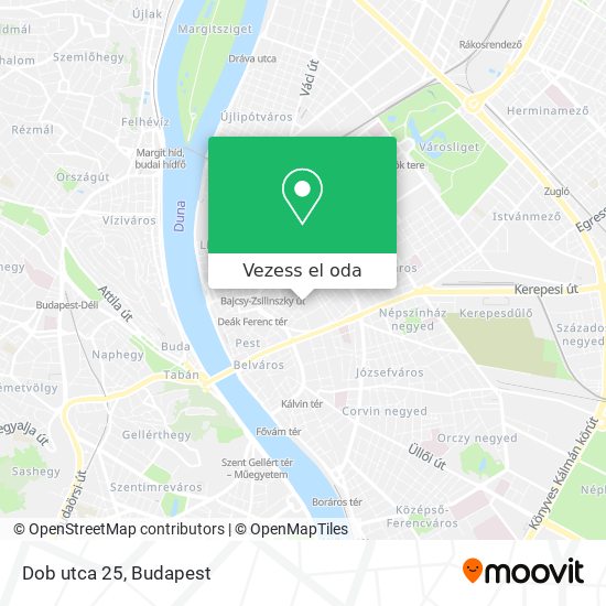 Dob utca 25 térkép