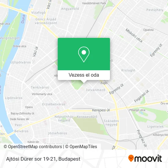 Ajtósi Dürer sor 19-21 térkép