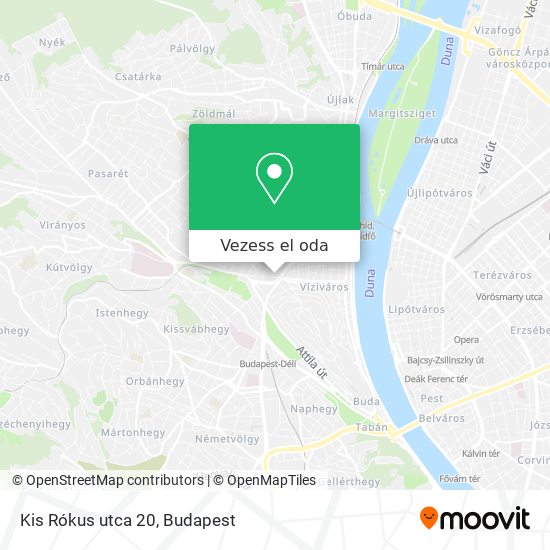 Kis Rókus utca 20 térkép