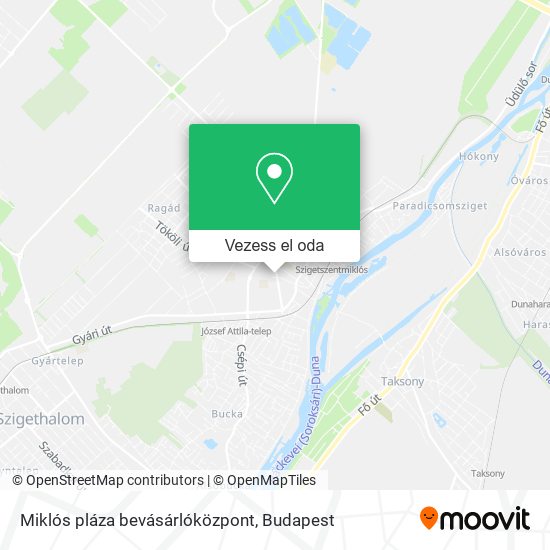 Miklós pláza bevásárlóközpont térkép