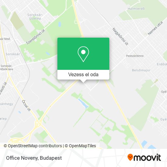 Office Noveny térkép