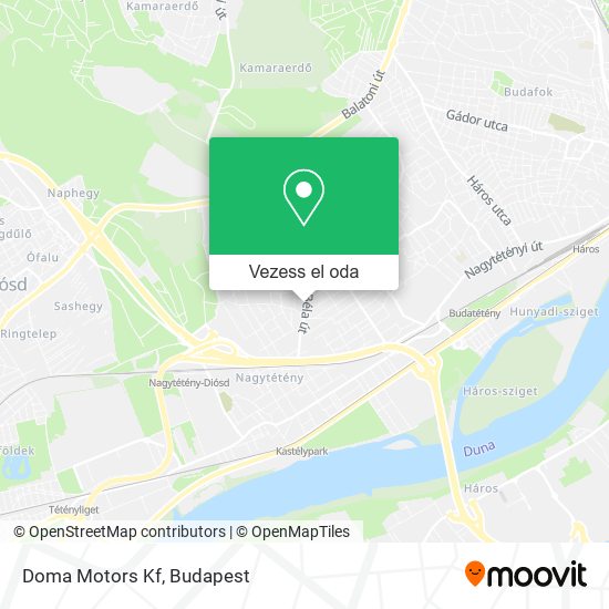 Doma Motors Kf térkép
