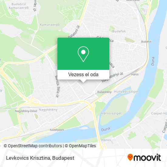 Levkovics Krisztina térkép