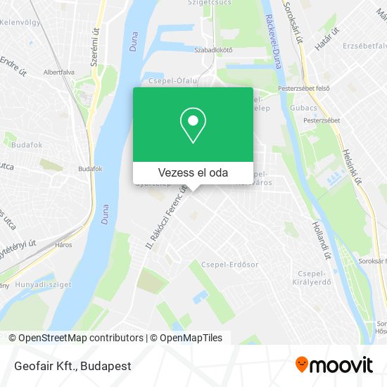 Geofair Kft. térkép