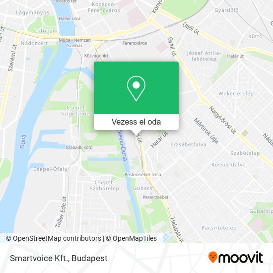 Smartvoice Kft. térkép