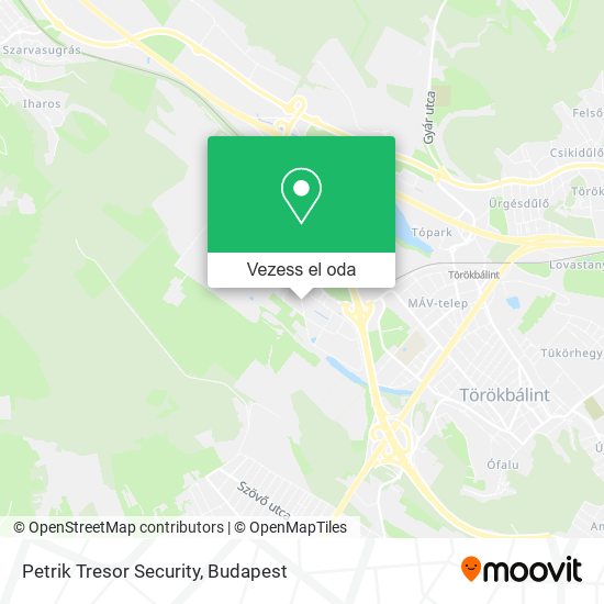 Petrik Tresor Security térkép