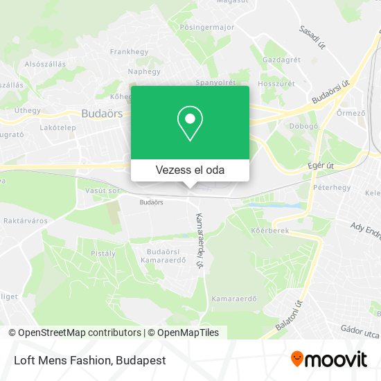 Loft Mens Fashion térkép