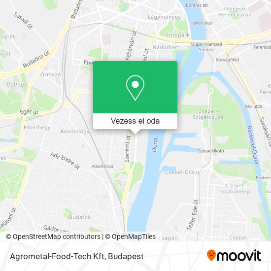 Agrometal-Food-Tech Kft térkép