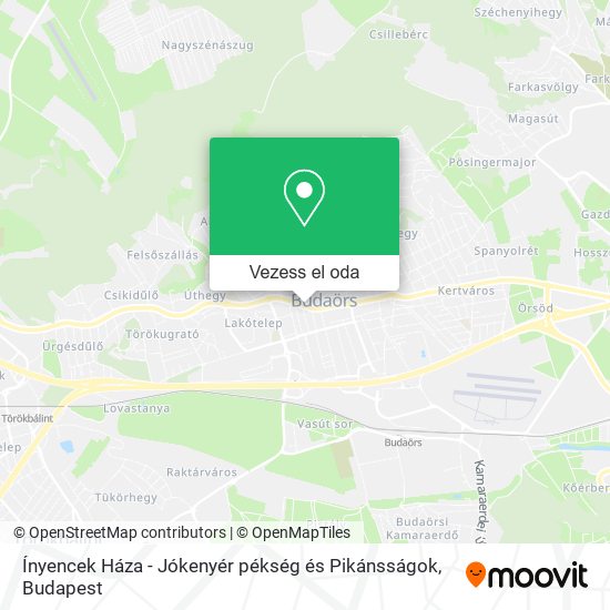 Ínyencek Háza - Jókenyér pékség és Pikánsságok térkép