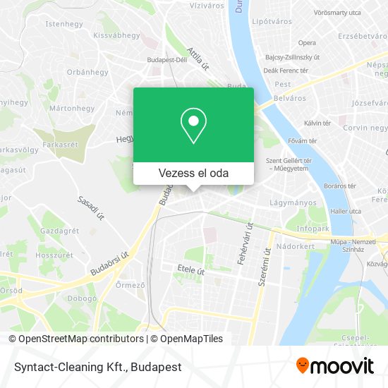 Syntact-Cleaning Kft. térkép